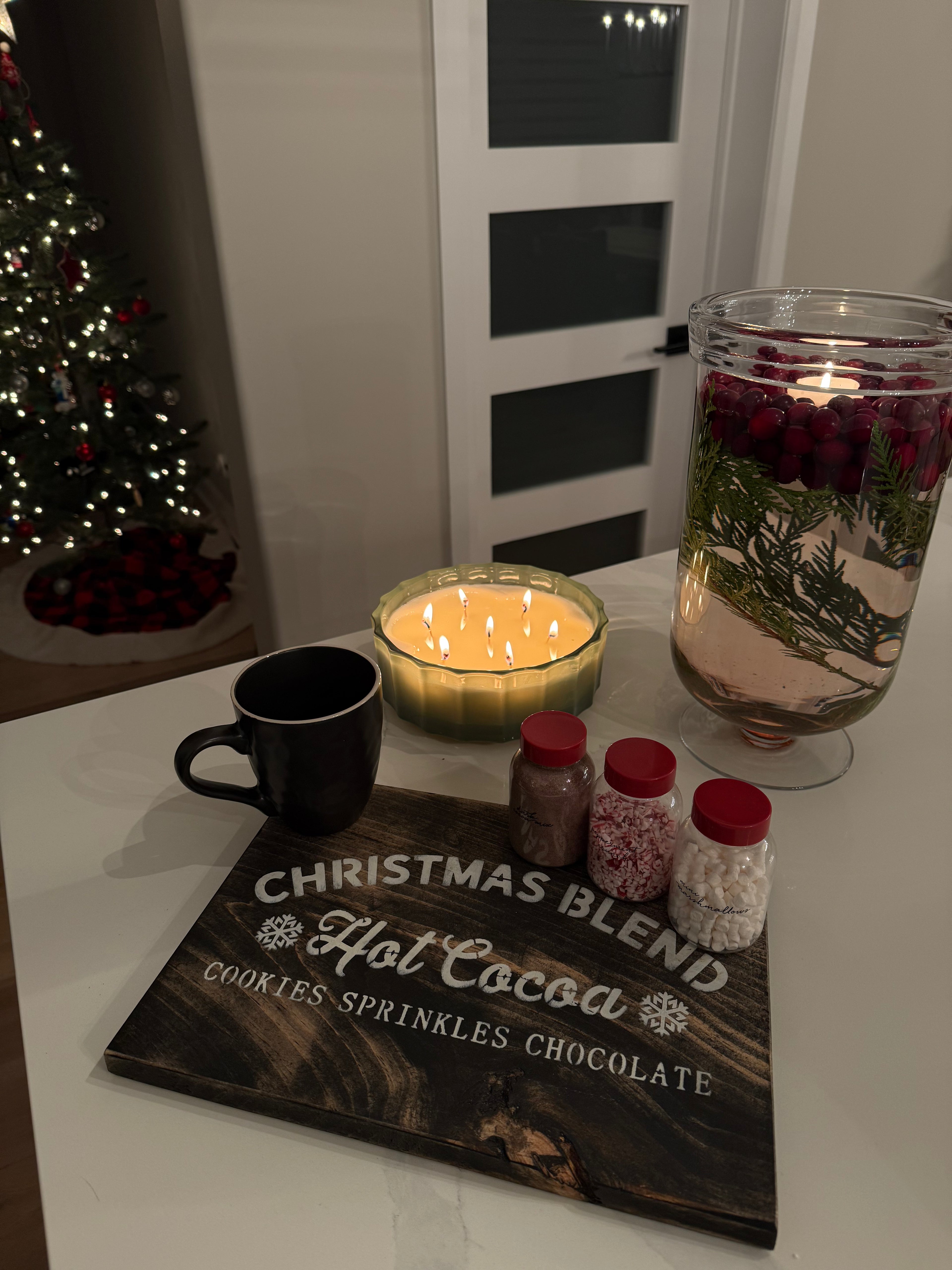 Hot Cocoa Tray Chocolate and White