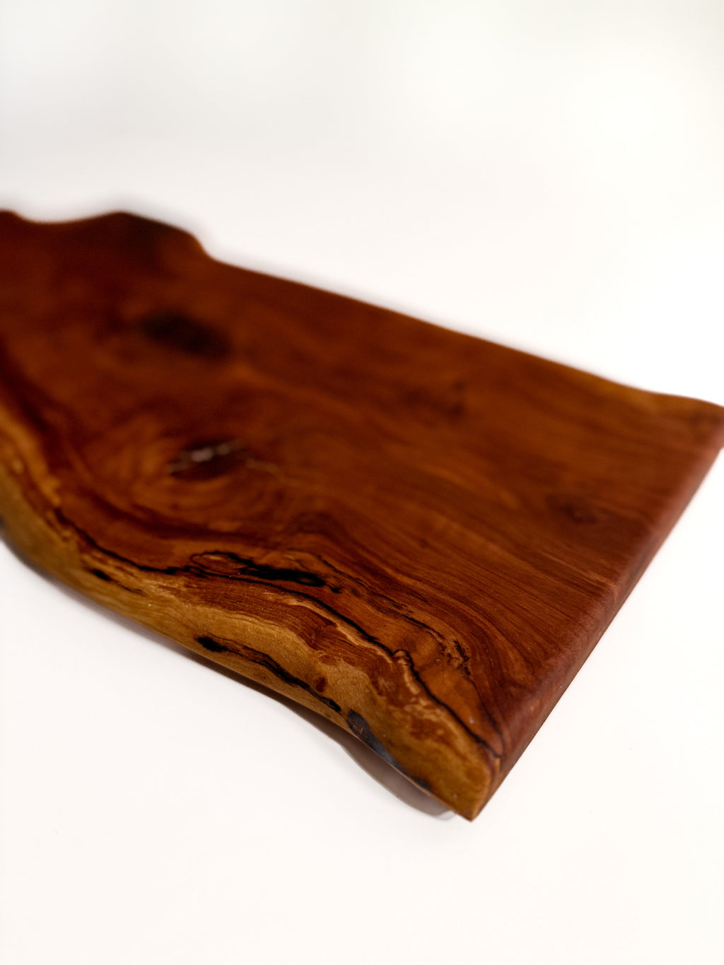 Knotty Apple Wood Serving/Cutting Tray
