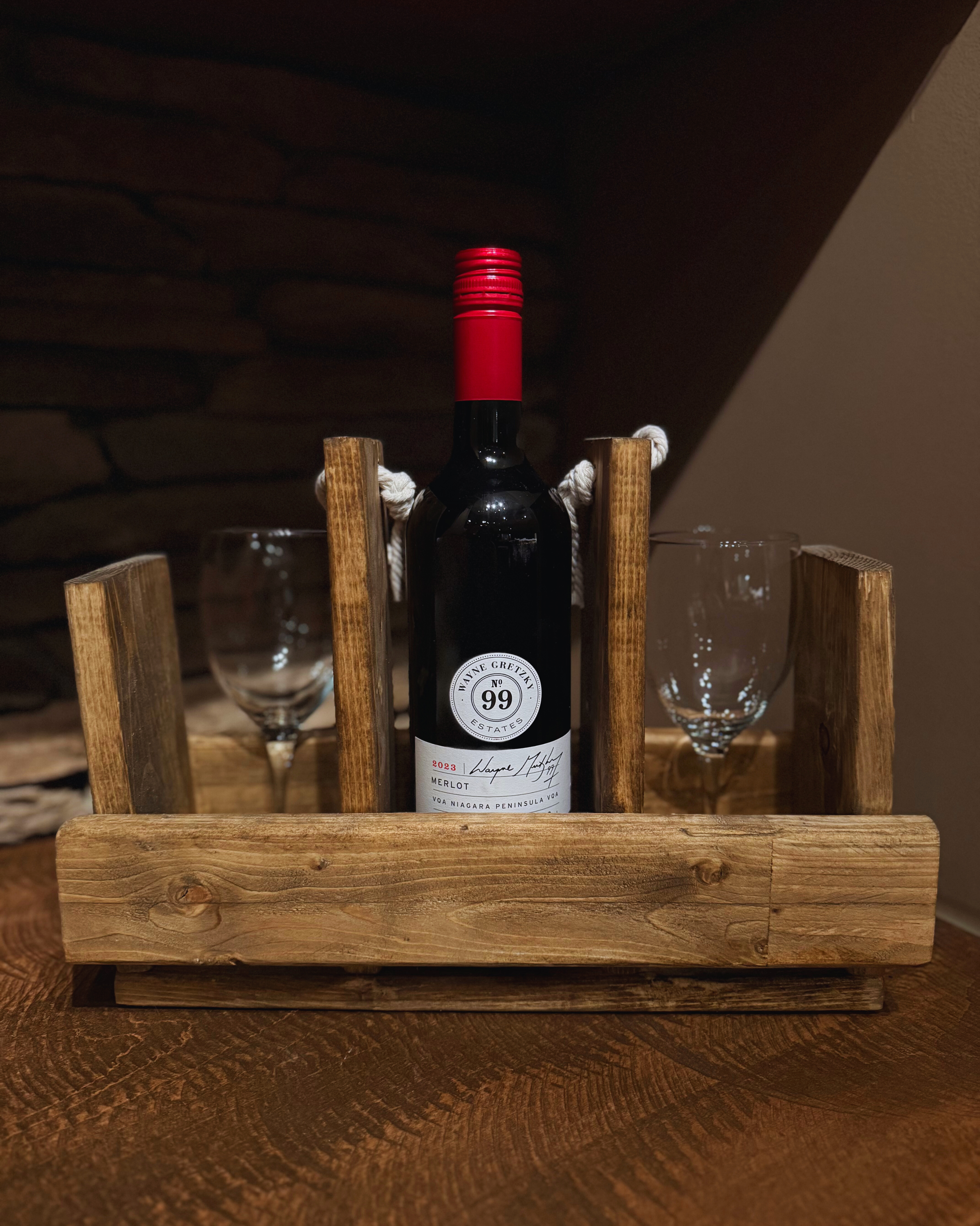 Wine and Glass Holder